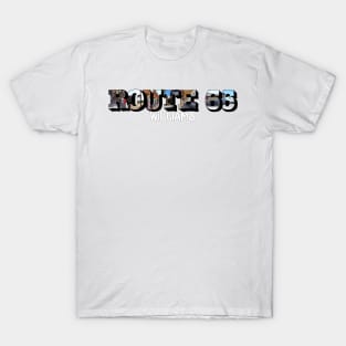 Route 66 Williams Big Letter T-Shirt